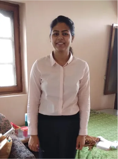 Vani in formal outfit